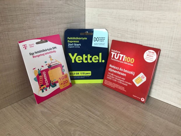j - SIM Krtya - Yettel / Telekom / Vodafone