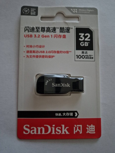 j - Sandisk 32GB pendrive USB 3.2 