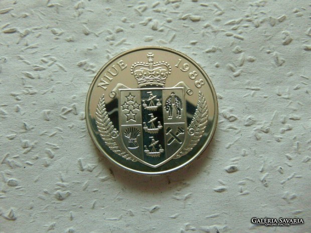 j - Zland ezst 50 dollr 1988 27.1 gramm 925 - s ezst