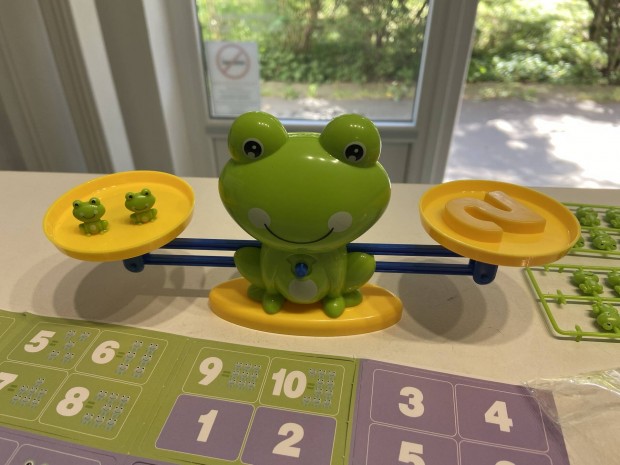 Új! - Oktató matematikai játék - mérleg békákkal és számokkal