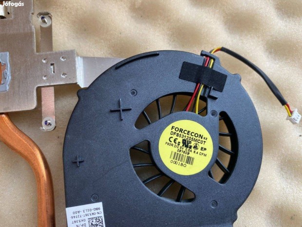 j!, elad Dell Inspiron 1750 heatsink htborda ventiltor UMA K536T