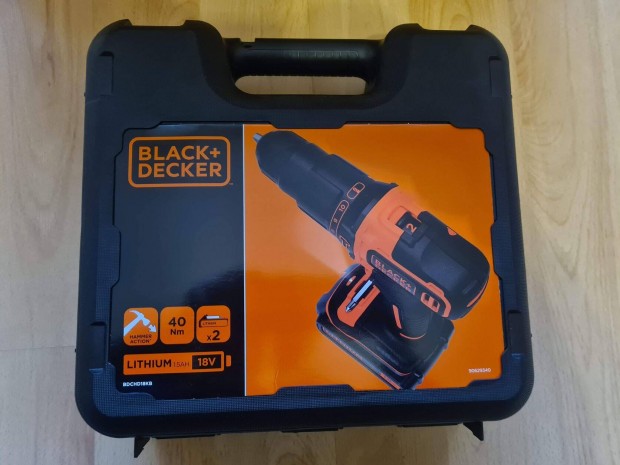 j, bontatlan Black&Decker Bdchd18KB-QW akkumultoros tvefr csavaro