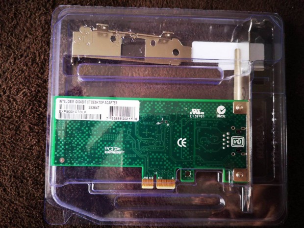 j, bontatlan Intel Gigabit PCI -E 10/100/1000 hlzati Lan krtya