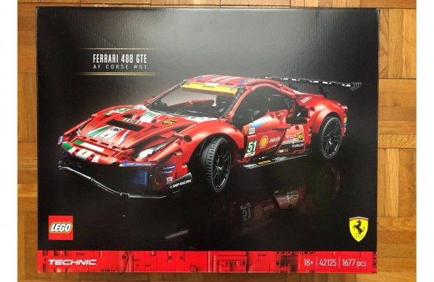 j, bontatlan LEGO Technic 42125 Ferrari 488 GTE AF Corse