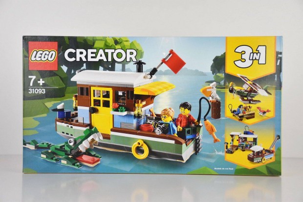 j, bontatlan Lego 31093 - Riverside Houseboat