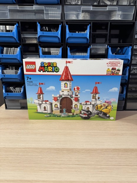Új, bontatlan Lego 71435 Super Mario - Roy támadása Peach kastélyánál