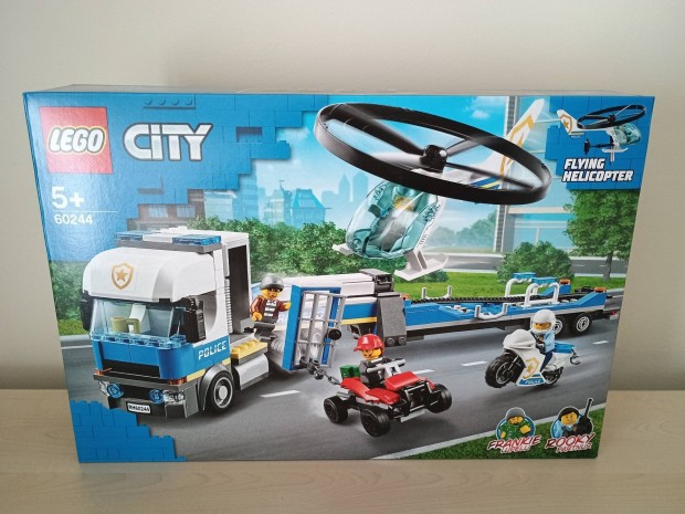 j, bontatlan Lego City 60244 Rendrsgi helikopteres szllts 