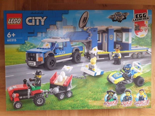 j, bontatlan Lego City 60315 Rendrsgi mobil parancsnoki kamion