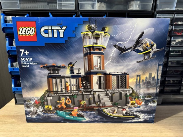 Új, bontatlan Lego City 60419 Börtönsziget
