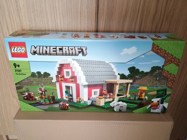 j, bontatlan Lego Minecraft 21187 A piros pajta