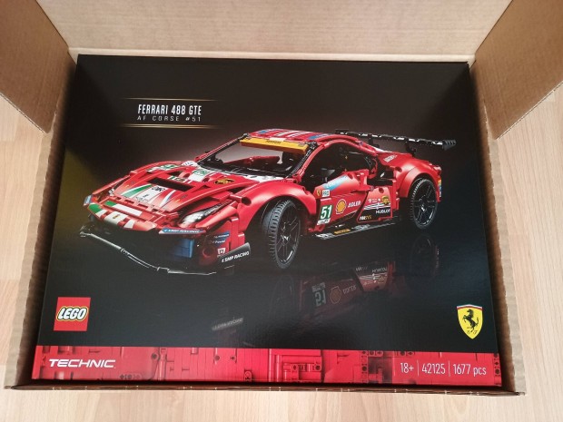 j, bontatlan Lego Technic 42125  Ferrari 488 GTE