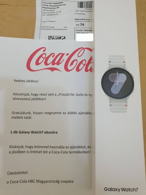 j, bontatlan Samsung Galaxy Watch 7 LTE, 44mm, silver