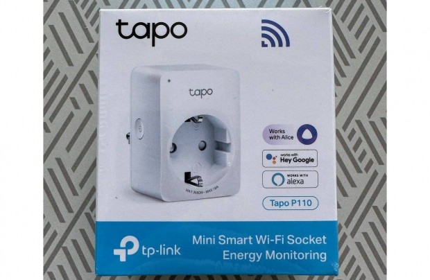 Új, bontatlan TP-Link Tapo P110 Wi-Fi-s okos konnektor eladó