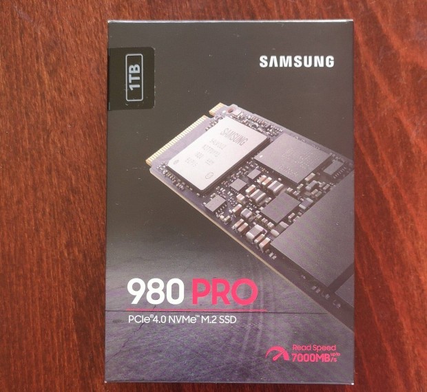 Új, bontatlan! Samsung 980 Pro 1TB M.2 (MZ-V8P1T0BW) SSD Nvme 4.0 elad