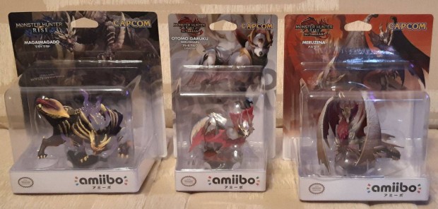 j, bontatlan dobozos Monster Hunter Series Amiibo figurk