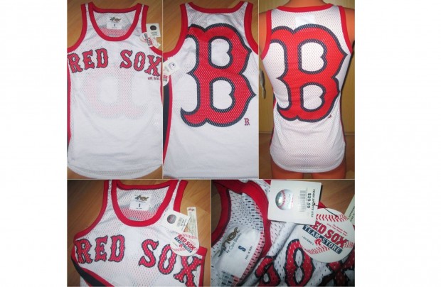 Új, cimkés MLB Boston Red Sox G-III 4her by Carl Banks póló, mez