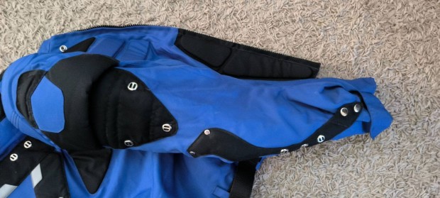 Új, címkés Textil férfi motoros kabát L / XL méretű