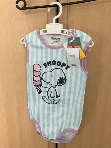 Új, cimkés, Sinsay, napozó, babaruha, Snoopy, 98-as