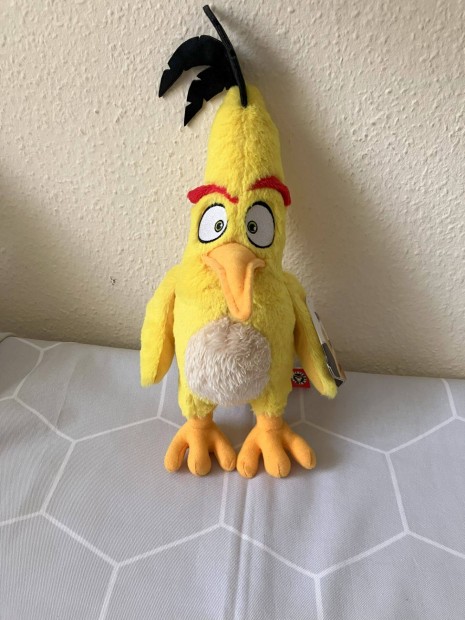 Új, cimkés, plüss játék, Angry Birds, 32 cm magas