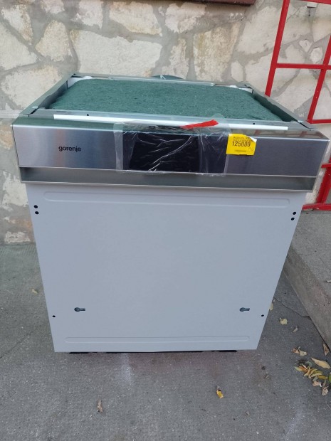 Új, csomagolássérült Gorenje beépíthető mosogatógép garanciával eladó