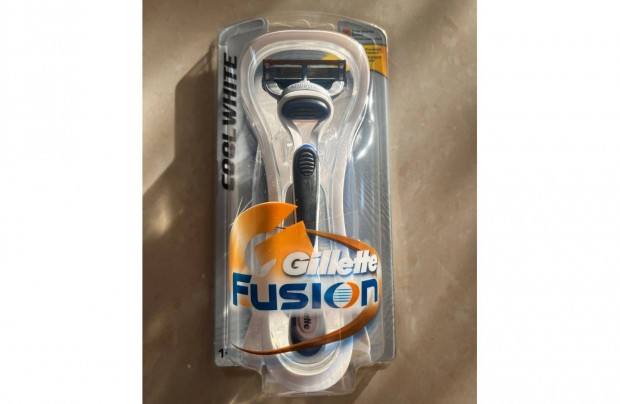 j, eredeti, bontatlan, Gillette Fusion Cool White borotva