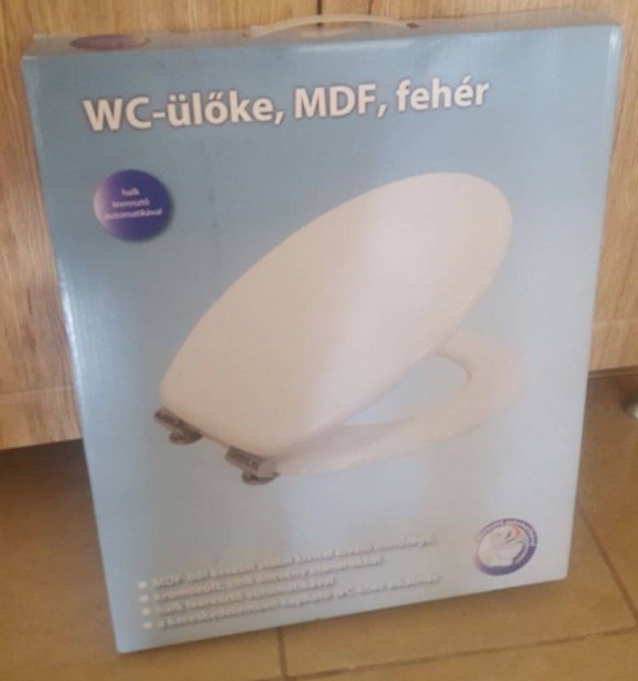 Új, fehér lecsapódás gátló wc ülőke Akció %%