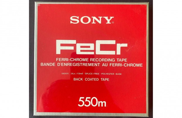 j, flis Sony Fecr orss magn szalag 18cm