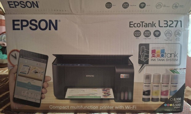 j, gyri csomagols Epson Ecotank L3271 nyomtat