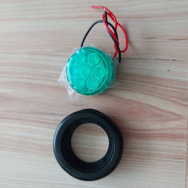 �j, kerek Led jelz�l�mpa 24V z�ld elad�