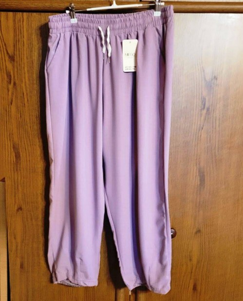 Új, lila nyári nadrág 6XL
