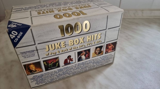 j, nem hasznlt 1000 Juk Box Hits 40 CD 9.000.- ft. elad