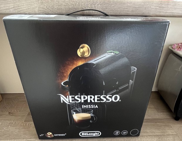 j, sosem hasznlt Nespresso Delonghi Inissia kvfz