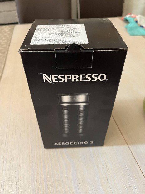 j, sosem hasznlt Nespresso tejhabost (Aeroccino3) Garancilis