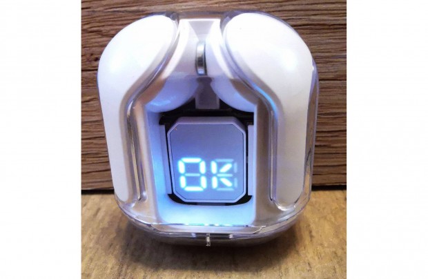 j, vezetk nlkli Bluetooth 5.0 zajcskkent flhallgat LED kijelz
