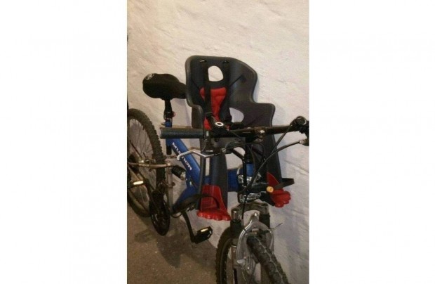 Új állapot! Adapter + Kerékpáros gyerekülés előre vagy hátra is jó!