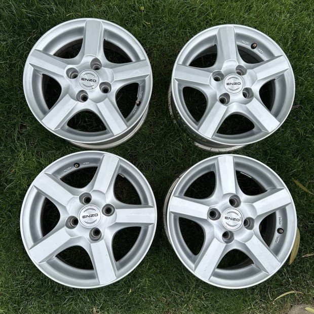 Új állapotú 14" 4x100 6J ET38 Enzo alufelni eladó! Opel, Toyota