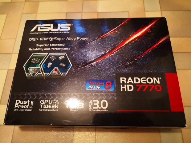 j llapot Asus Radeon HD 7770 1GB videkrtya