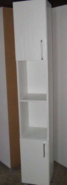 Új álló fürdőszoba szekrény ajtós előszoba bútor Dn2A 30 cm