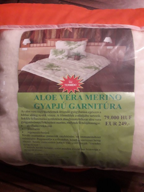 Uj aloe vera merino gyapju agynemu garnitura