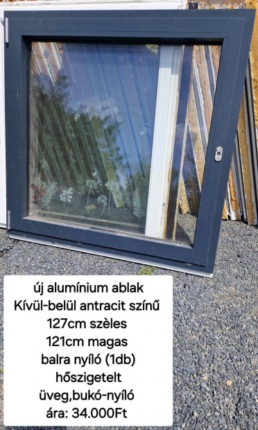 j alumnium ablak 127*121