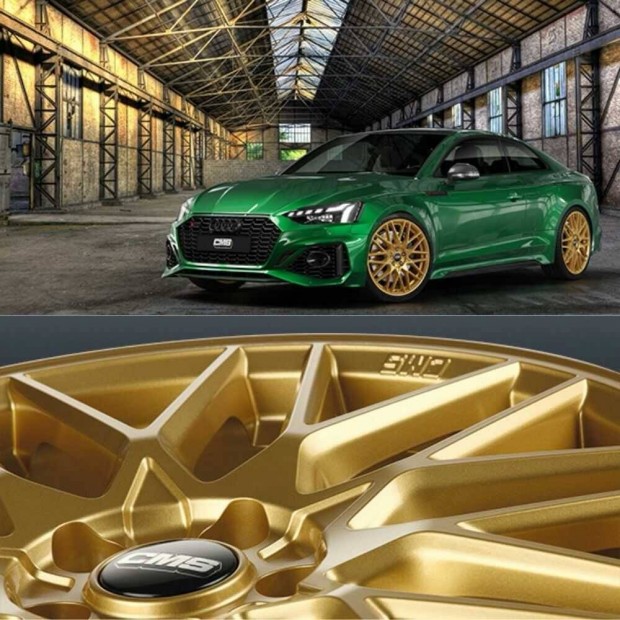 Új arany 18zoll 5x112 alufenik Audi A5 A7 Bmw G széria stb