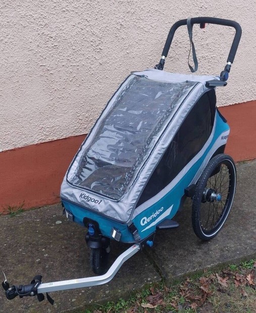Új bicikli utánfutó , Qeridoo Kidgoo 1 , babakocsi, kék