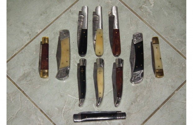 �j bicska zsebk�s k�s damaszk ac�l vagy sz�nac�l 1095