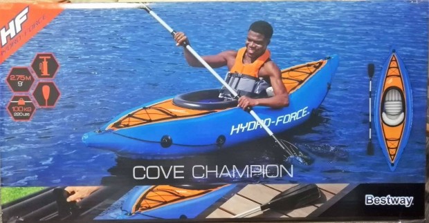 j bontatlan Bestway Hydro-Force Cove Champion felfjhat kajak szett