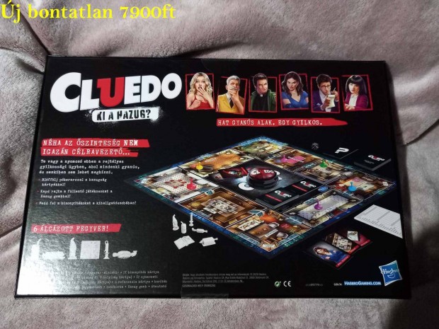 j bontatlan Hasbro Cluedo ki a hazug trsasjtk 7900ft