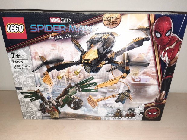 Új,bontatlan Lego Marvel 76195 Pókember drónpárbaja 