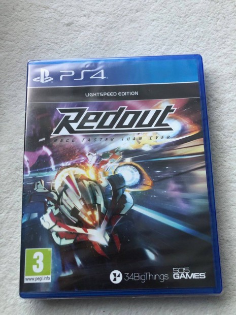 Új bontatlan Redout Ps4 Playstation 4 játék