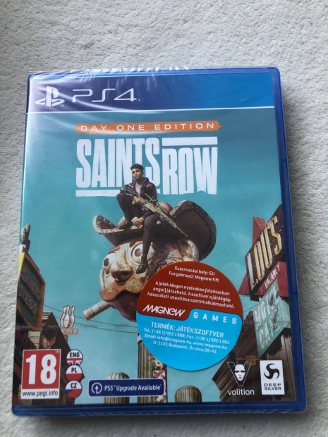 Új bontatlan Saints Row Ps4 Playstation 4 játék