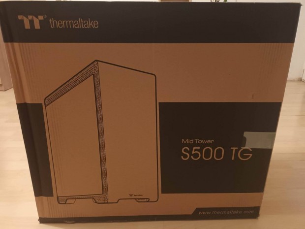 Új,bontatlan Thermaltake S500 TG gépházam!