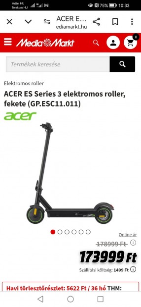 j elektromos roller elad 